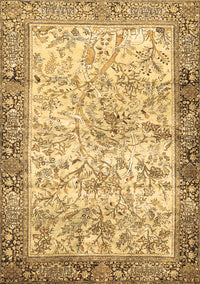 Animal Brown Traditional Rug, tr4800brn