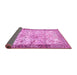 Sideview of Animal Pink Traditional Rug, tr4800pnk