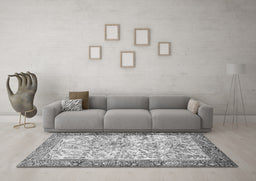 Machine Washable Animal Gray Traditional Rug in a Living Room,, wshtr4800gry