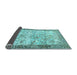 Sideview of Animal Light Blue Traditional Rug, tr4800lblu