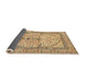 Sideview of Traditional Light Brown Persian Rug, tr4801
