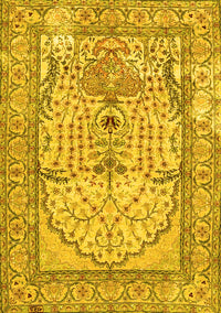 Persian Yellow Traditional Rug, tr4801yw