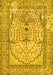 Persian Yellow Traditional Rug, tr4801yw