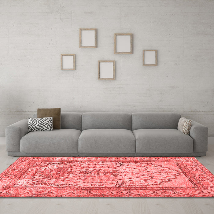 Traditional Red Washable Rugs