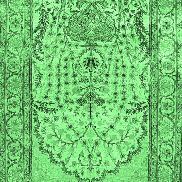 Persian Emerald Green Traditional Rug, tr4801emgrn