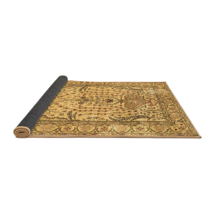 Sideview of Persian Brown Traditional Rug, tr4801brn