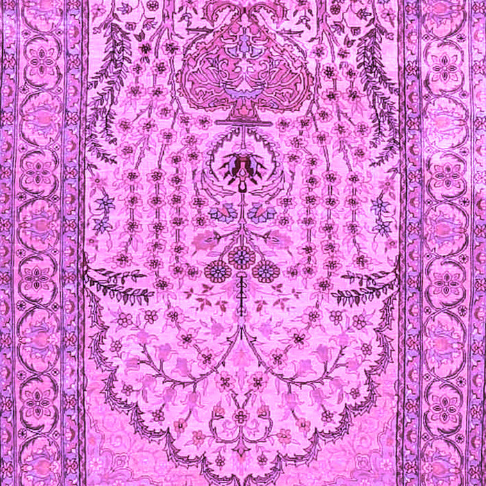 Machine Washable Persian Purple Traditional Area Rugs, wshtr4801pur