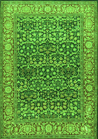 Persian Green Traditional Rug, tr4802grn