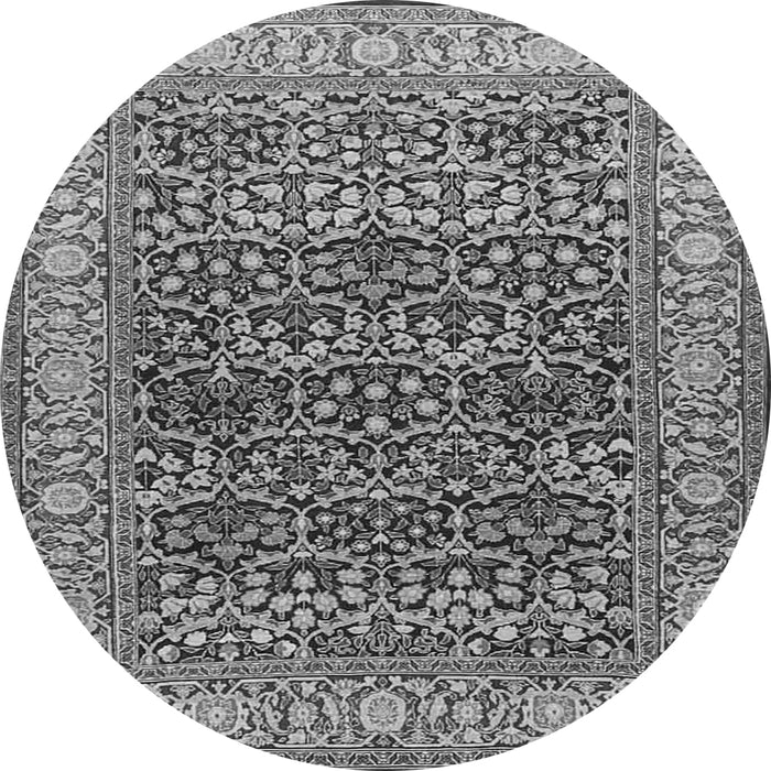Square Persian Gray Traditional Rug, tr4802gry
