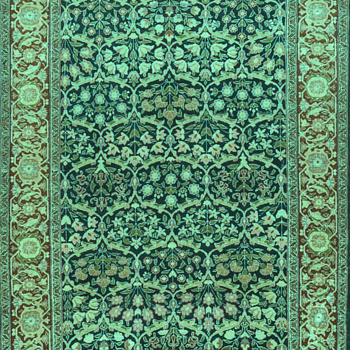 Persian Turquoise Traditional Rug, tr4802turq