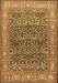 Machine Washable Persian Brown Traditional Rug, wshtr4802brn