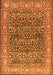Persian Orange Traditional Rug, tr4802org