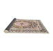 Sideview of Traditional Brown Medallion Rug, tr4803