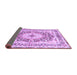 Sideview of Medallion Purple Traditional Rug, tr4803pur