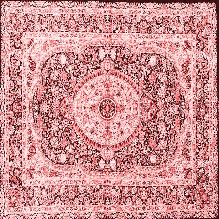 Medallion Red Traditional Rug, tr4803red