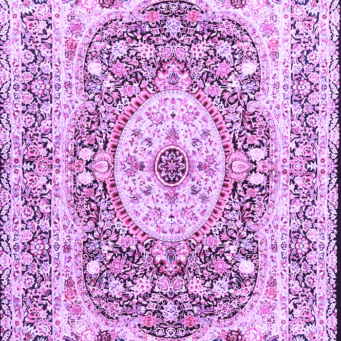 Medallion Purple Traditional Rug, tr4803pur