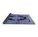 Sideview of Medallion Blue Traditional Rug, tr4804blu