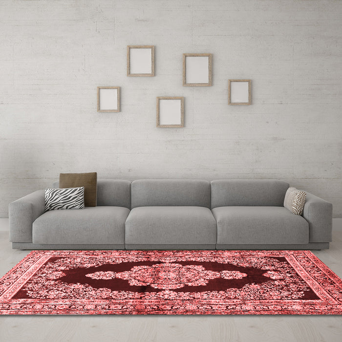 Traditional Red Washable Rugs