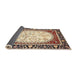 Sideview of Traditional Brown Persian Rug, tr4805