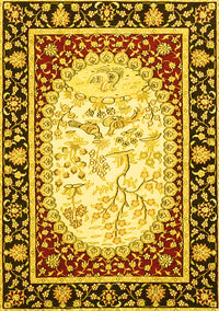 Persian Yellow Traditional Rug, tr4805yw