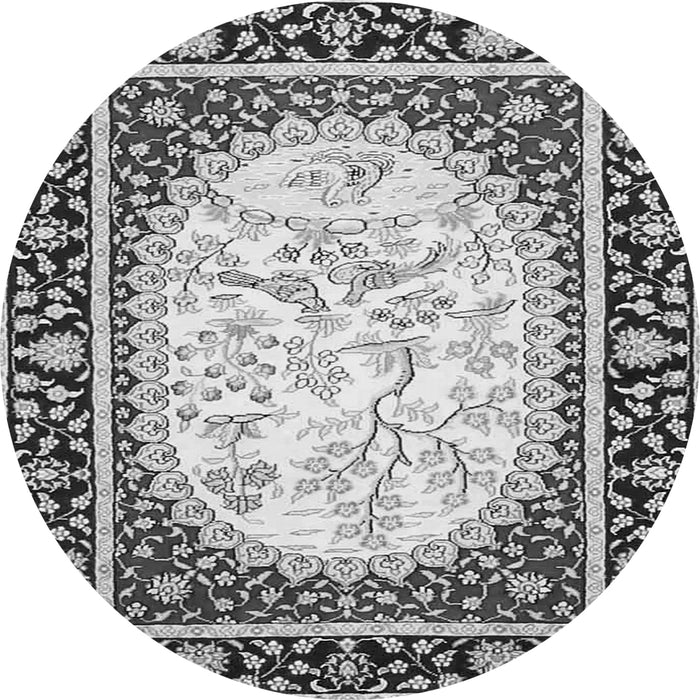 Square Persian Gray Traditional Rug, tr4805gry