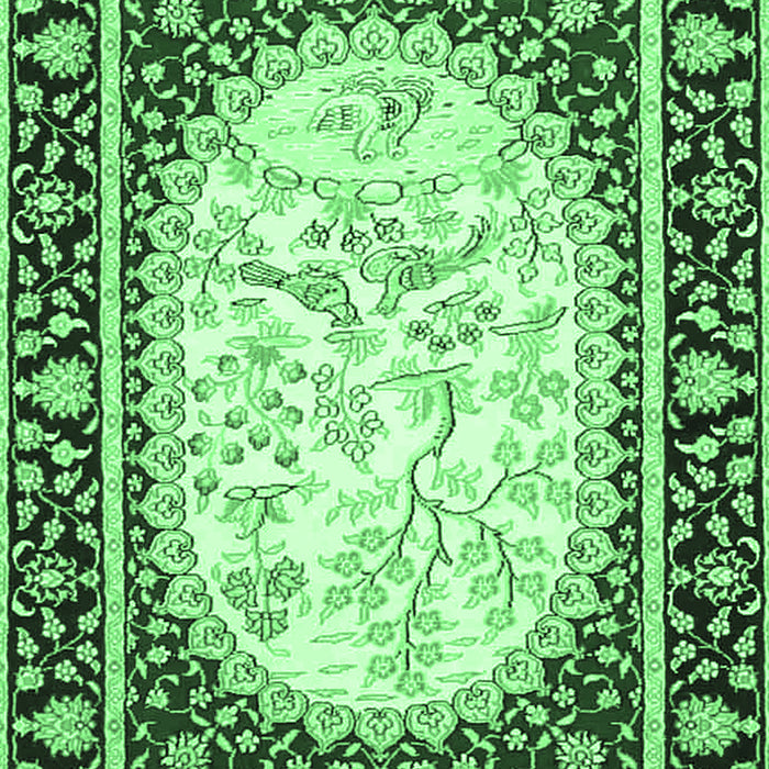 Persian Emerald Green Traditional Rug, tr4805emgrn