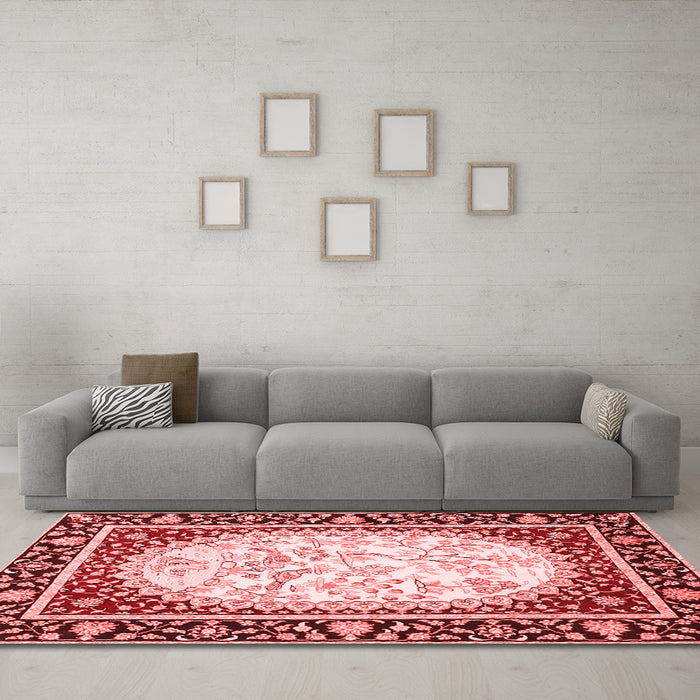 Traditional Red Washable Rugs