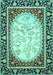 Persian Turquoise Traditional Rug, tr4805turq