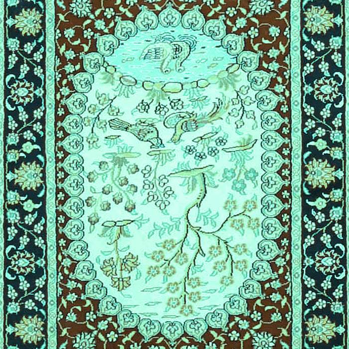 Persian Turquoise Traditional Rug, tr4805turq