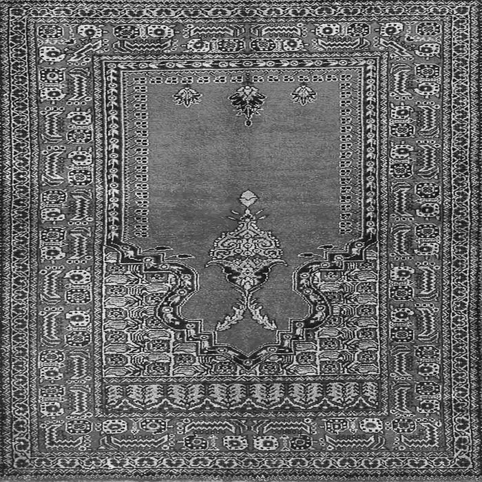 Serging Thickness of Oriental Gray Traditional Rug, tr4806gry