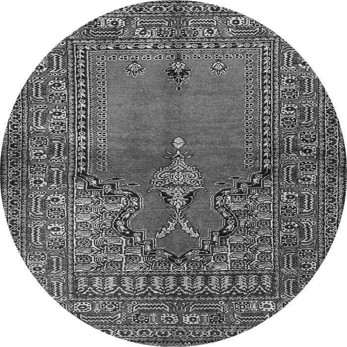 Square Oriental Gray Traditional Rug, tr4806gry