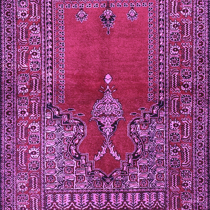 Machine Washable Oriental Purple Traditional Area Rugs, wshtr4806pur