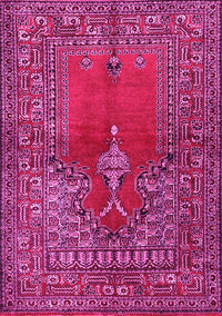 Oriental Pink Traditional Rug, tr4806pnk