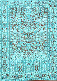 Persian Light Blue Traditional Rug, tr4807lblu