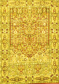 Persian Yellow Traditional Rug, tr4807yw