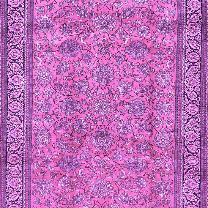 Machine Washable Persian Purple Traditional Area Rugs, wshtr4808pur