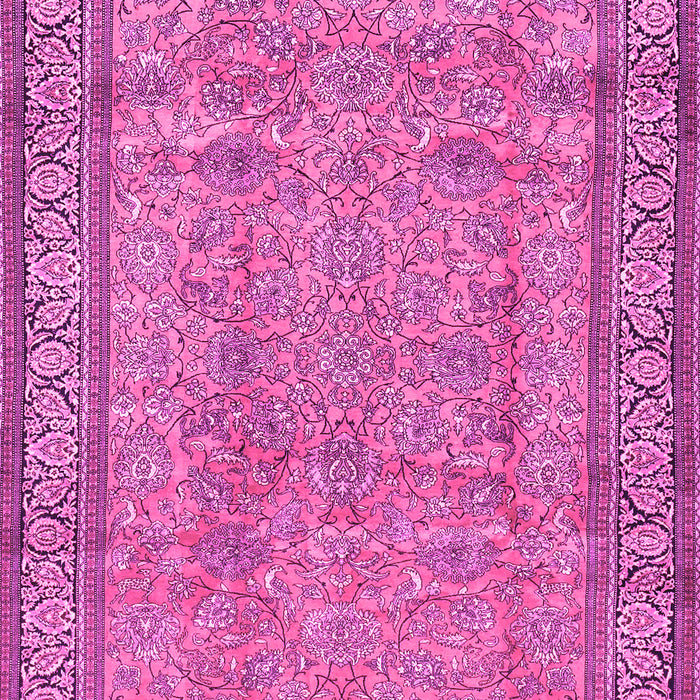 Machine Washable Persian Pink Traditional Rug, wshtr4808pnk