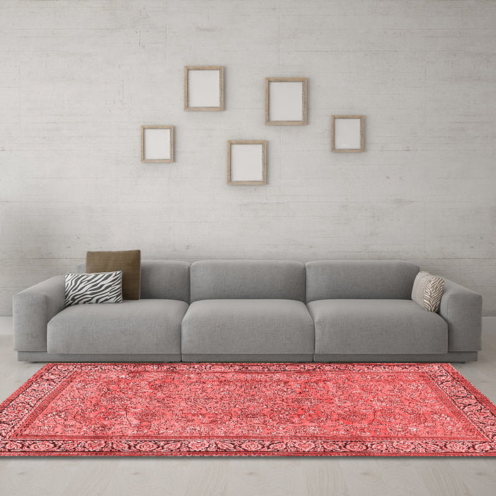 Traditional Red Washable Rugs