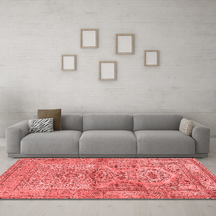 Traditional Red Washable Rugs