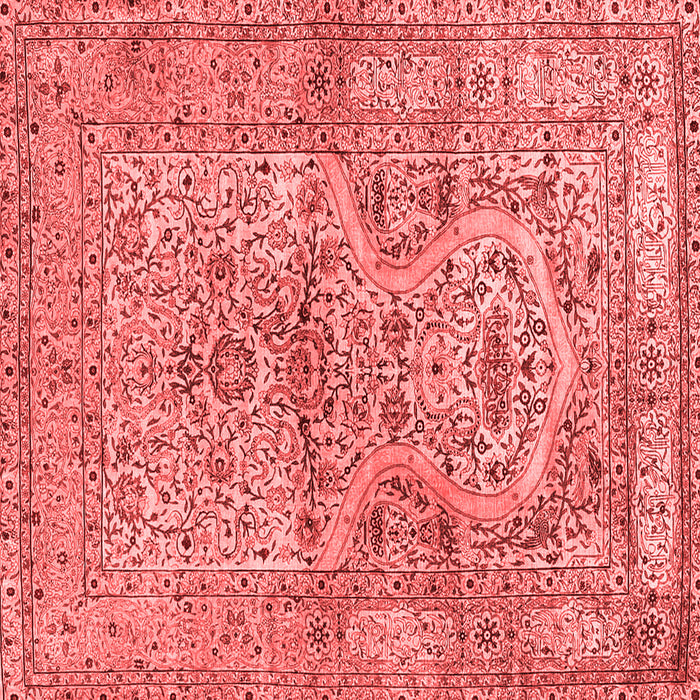 Machine Washable Persian Red Traditional Rug, wshtr4809red