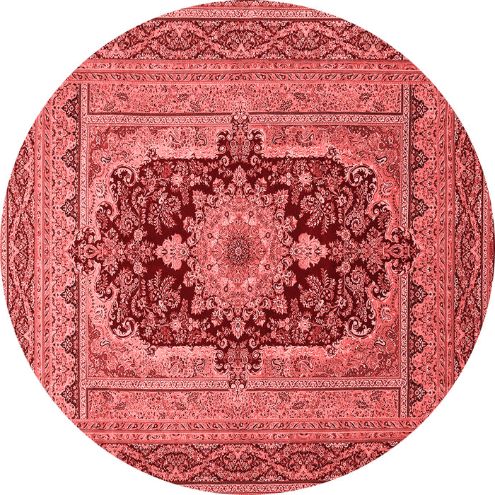 Medallion Red Traditional Rug, tr480red