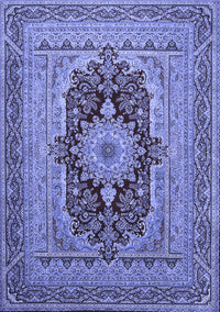 Medallion Blue Traditional Rug, tr480blu