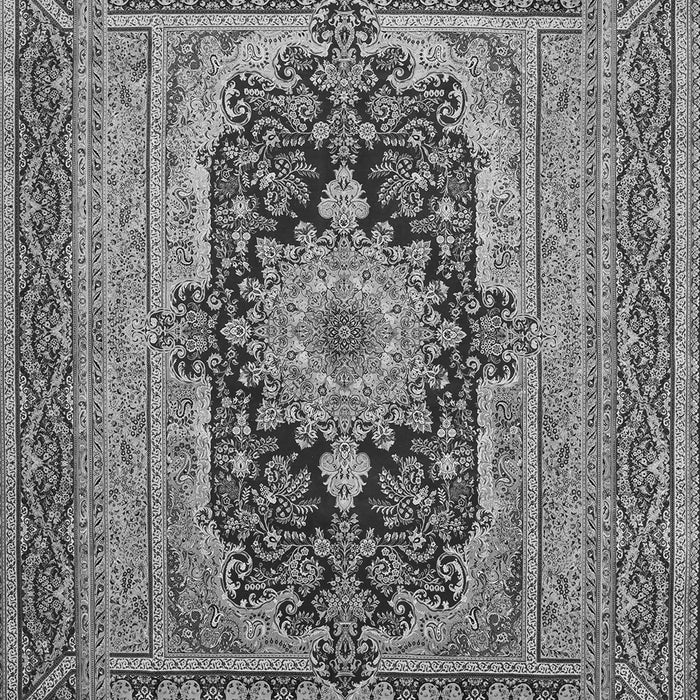 Medallion Gray Traditional Rug, tr480gry