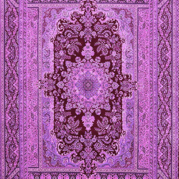 Medallion Purple Traditional Rug, tr480pur