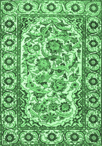 Persian Emerald Green Traditional Rug, tr4810emgrn