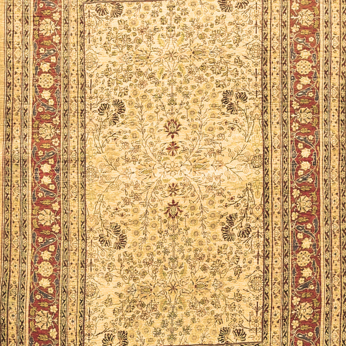 Machine Washable Persian Brown Traditional Rug, wshtr4811brn