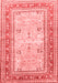 Persian Red Traditional Area Rugs