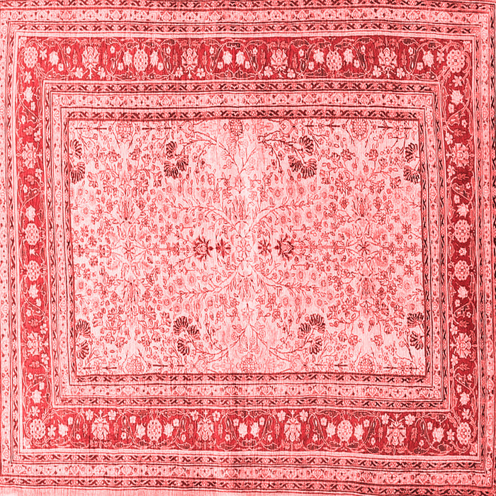 Machine Washable Persian Red Traditional Rug, wshtr4811red