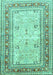 Persian Turquoise Traditional Rug, tr4811turq