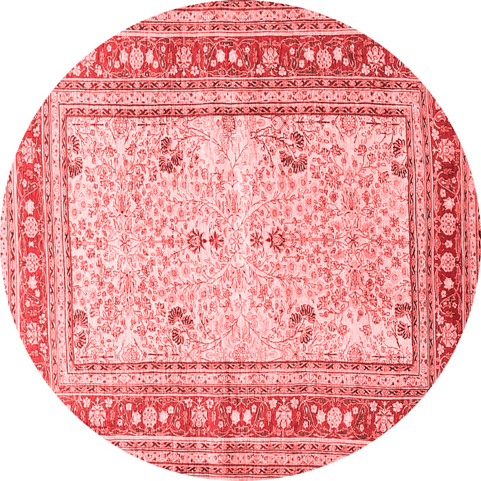 Machine Washable Persian Red Traditional Rug, wshtr4811red